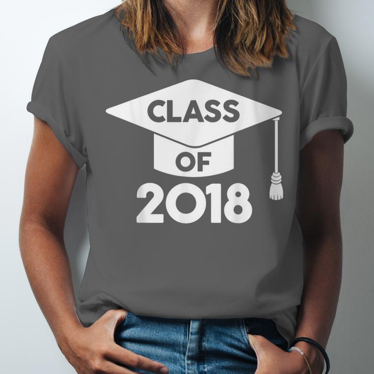 Class Of 2018 Senior T-Shirt Graduation Shirt Unisex Jersey T-Shirt