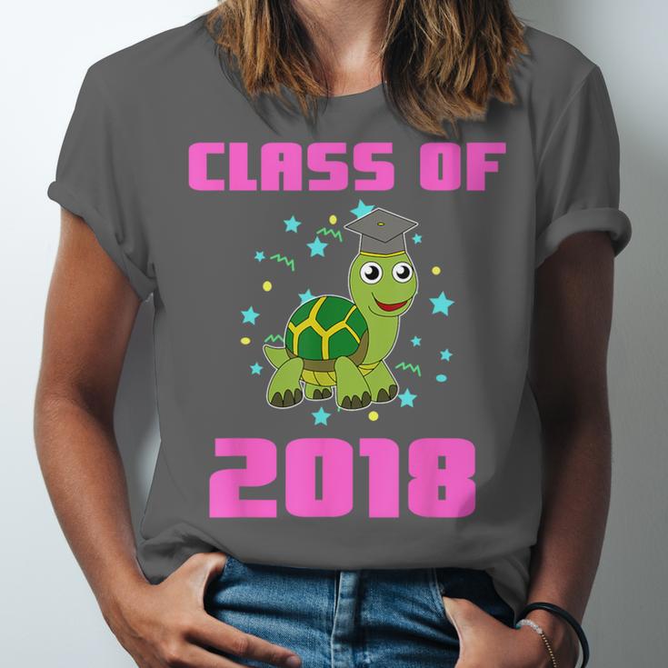 Class Of 2018 Turtle Shirt Graduation Kids Unisex Jersey T-Shirt