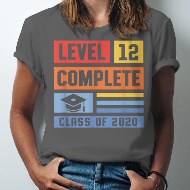 Class Of 2019 Senior High School Graduation Level 12th Grade Unisex Jersey T-Shirt