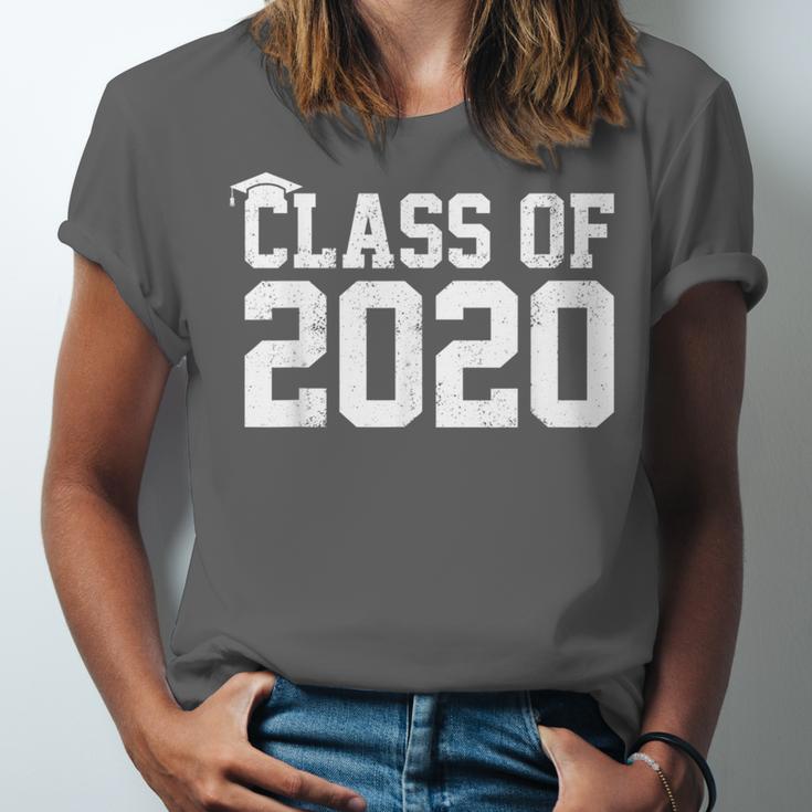 Class Of 2020 Graduation Senior High School College Unisex Jersey T-Shirt