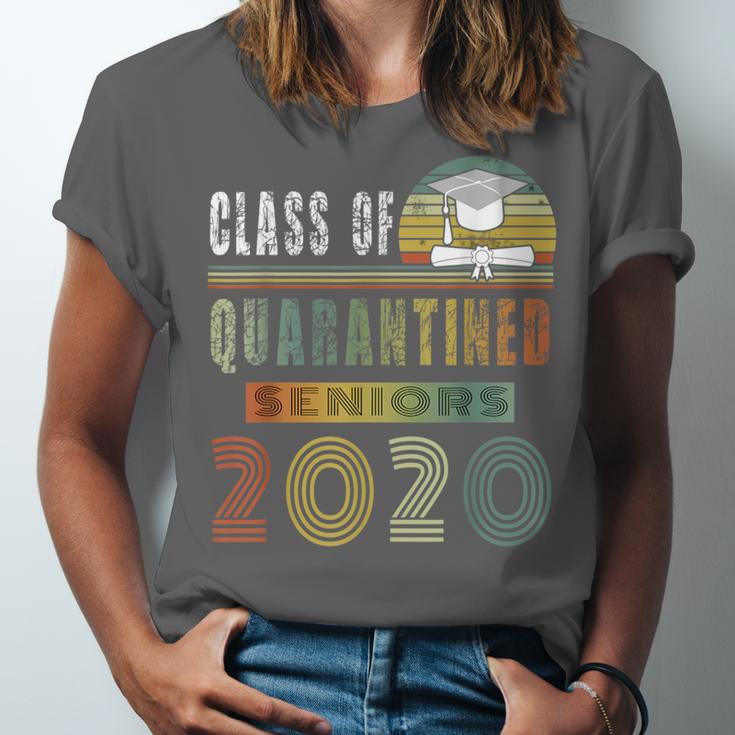 Class Of 2020 Quarantined Seniors Graduation Gift Unisex Jersey T-Shirt