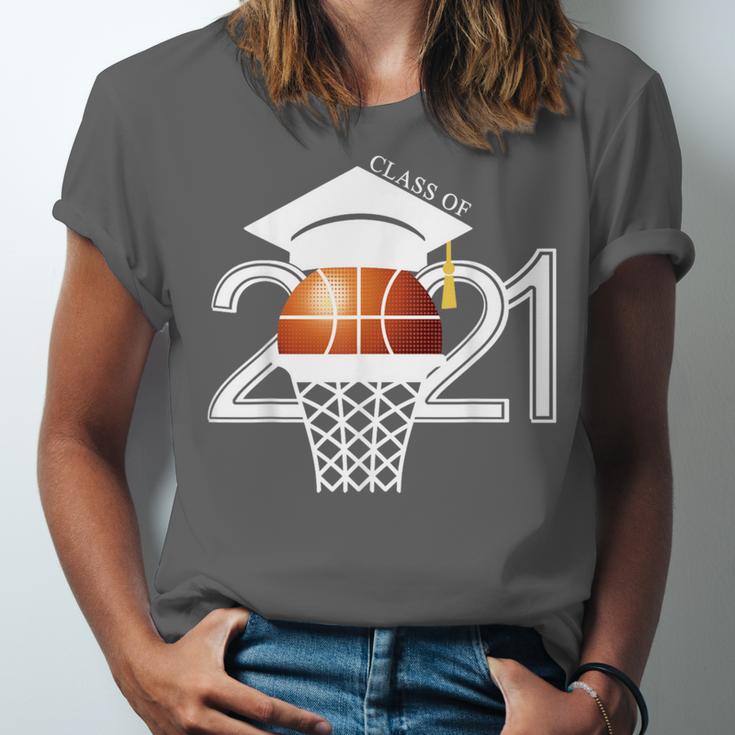 Class 2021 Graduation Senior Basketball Player Unisex Jersey T-Shirt