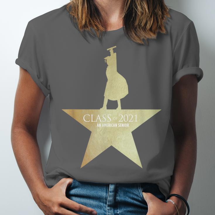 Class Of 2021 Senior Year Musical Style Graduation For Grad Unisex Jersey T-Shirt