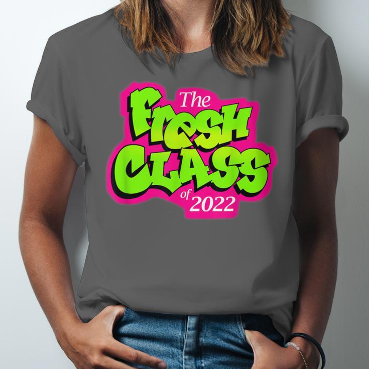 Class Of 2022 Future Fresh Senior 90's TV Style Graduation Unisex Jersey T-Shirt