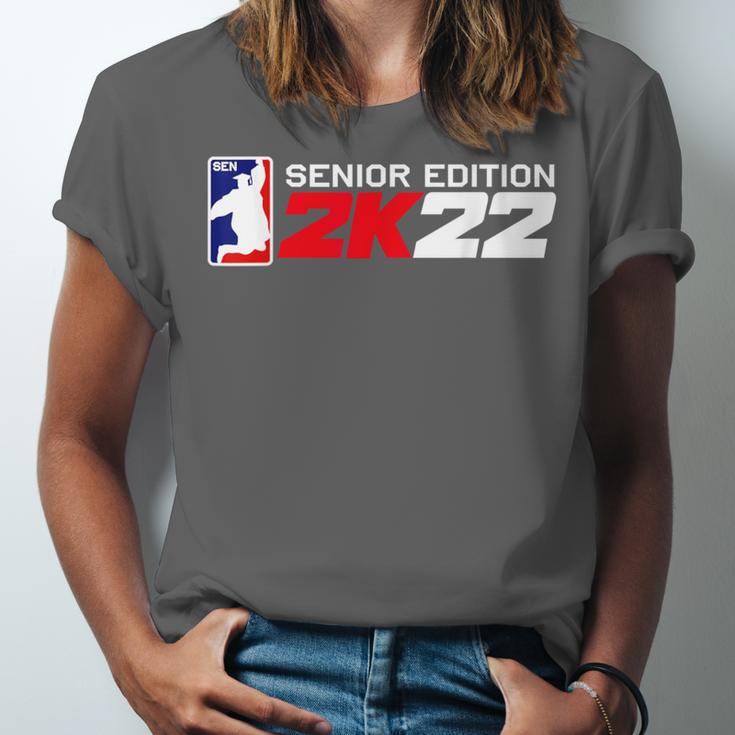 Class Of 2022 Senior Year Gamer Style Graduation For Grad Unisex Jersey T-Shirt