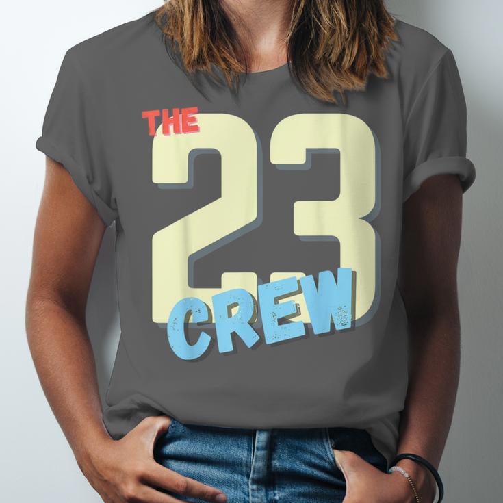 Class Of 2023 Seniors 23 Crew Senior Graduation Idea Unisex Jersey T-Shirt