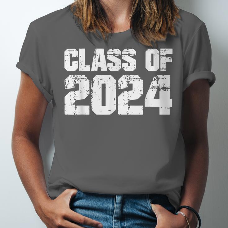 Class Of 2024 High School College Graduation Reunion T-Shirt Unisex Jersey T-Shirt