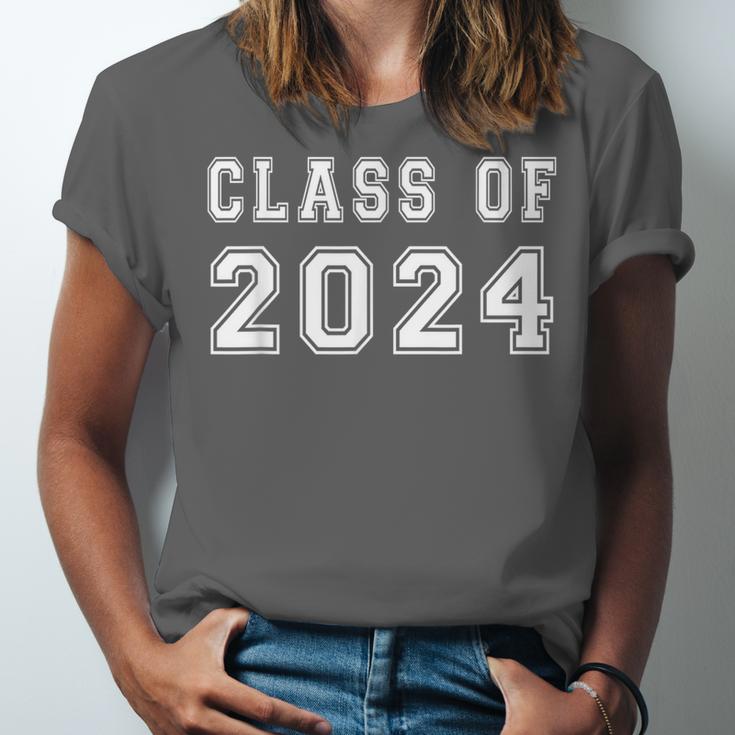 Class Of 2024 High School Graduation Date GraduateShirt Unisex Jersey T-Shirt