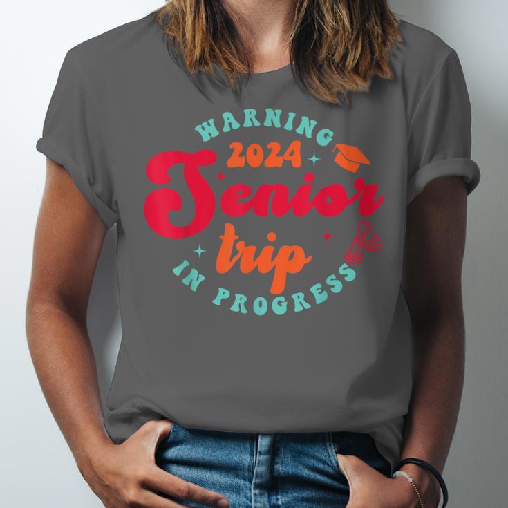 Class Of 2024 Senior Trip In Progress Graduation Trip Unisex Jersey T-Shirt