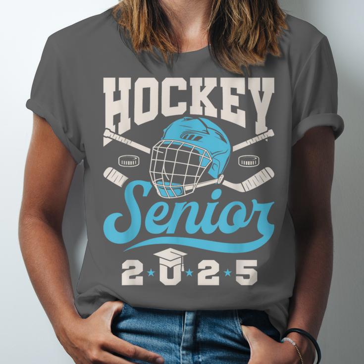 Class Of 2025 Hockey Senior Graduation Graduate Grad Unisex Jersey T-Shirt