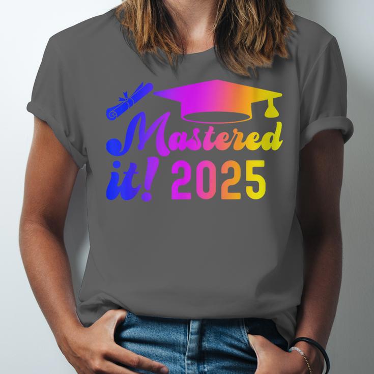 Class Of 2025 Mastered It College Masters Degree Graduation Unisex Jersey T-Shirt