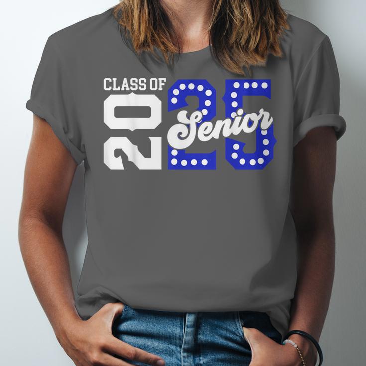 Class Of 2025 Senior 2025 Back To School Graduation Party Unisex Jersey T-Shirt