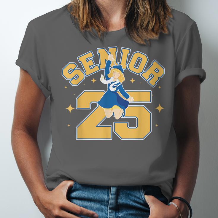 Class Of 2025 Senior 2025 Graduation Senior Boys Girls Unisex Jersey T-Shirt