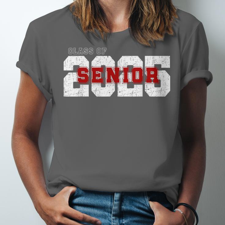 Class Of 2025 Senior Graduation 2025 And Red Unisex Jersey T-Shirt