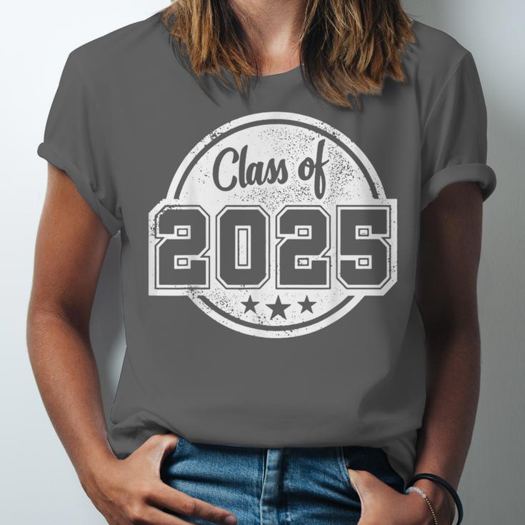 Class Of 2025 Senior School Graduation College Unisex Jersey T-Shirt