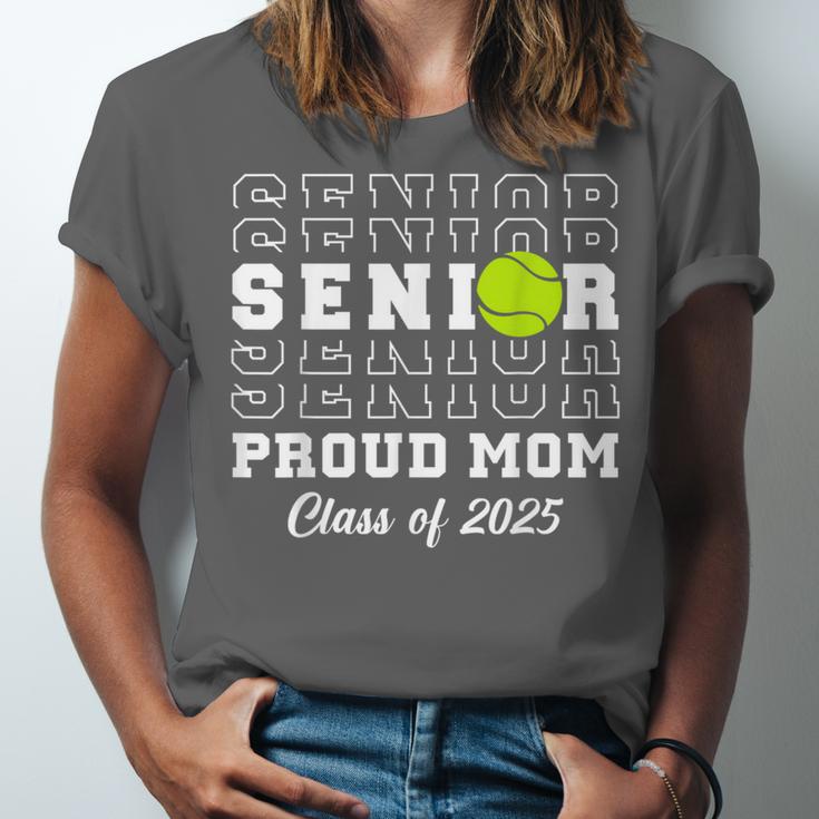 Class Of 2025 Tennis Mom Senior Graduation Graduate Unisex Jersey T-Shirt