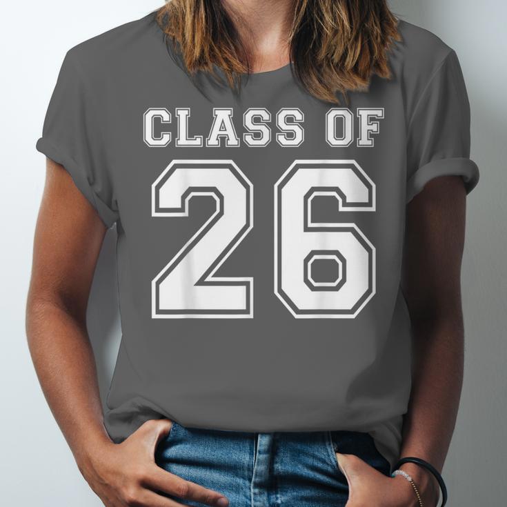 Class Of 2026 Freshman High School Senior Graduation Unisex Jersey T-Shirt
