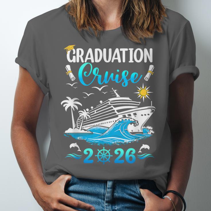 Class Of 2026 Graduation Cruise Senior Graduates Vacation Unisex Jersey T-Shirt