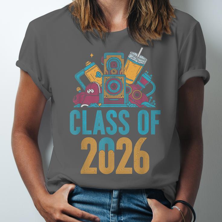 Class Of 2026 Retro Graduation Memory Nostalgia For Seniors Unisex Jersey T-Shirt