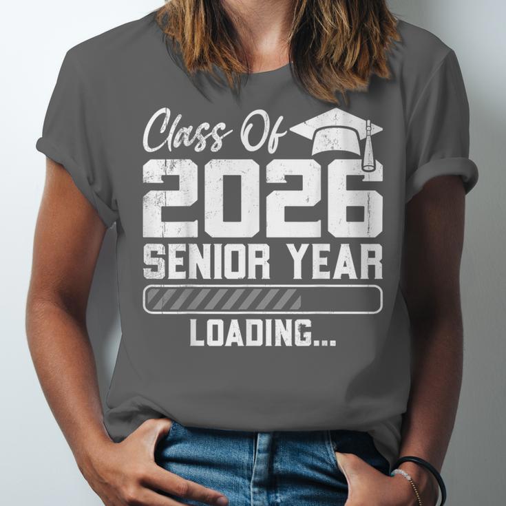 Class Of 2026 Senior Year Loading Countdown Graduation Unisex Jersey T-Shirt