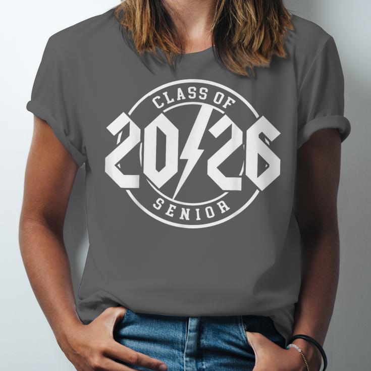 Class Of 2026 Twenty 26 Classic Rock Graduation Senior 2026 Unisex Jersey T-Shirt