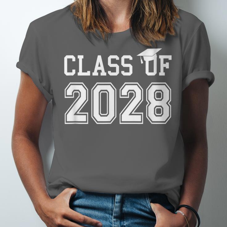Class Of 2028 GraduationShirt Future School Graduate Unisex Jersey T-Shirt