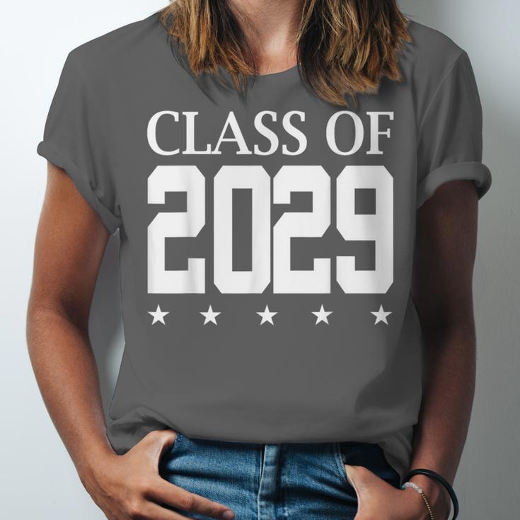 Class Of 2029 School Graduation Graduate s Unisex Jersey T-Shirt