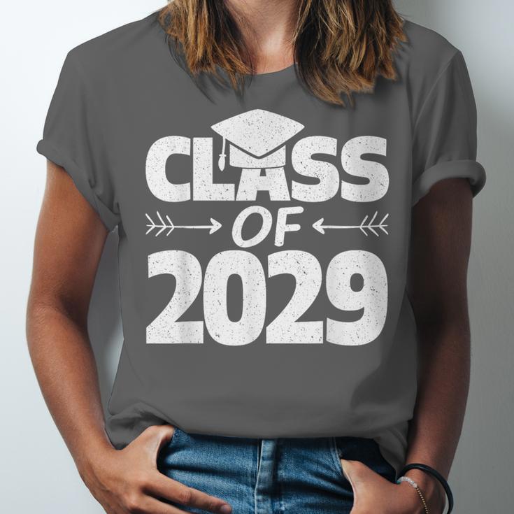 Class Of 2029 Shirt For Elementary Kids Graduation Unisex Jersey T-Shirt