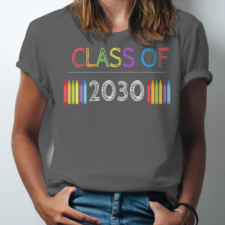 Class Of 2030 Graduation Shirt Men Women Boys Girls Cute Unisex Jersey T-Shirt