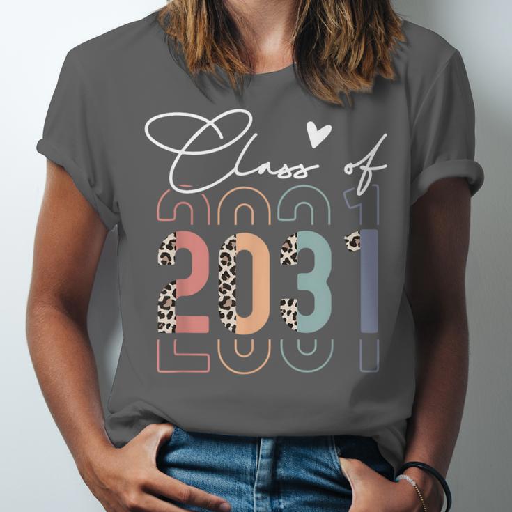 Class Of 2031 School College Retro Graduation Vintage Grad Unisex Jersey T-Shirt