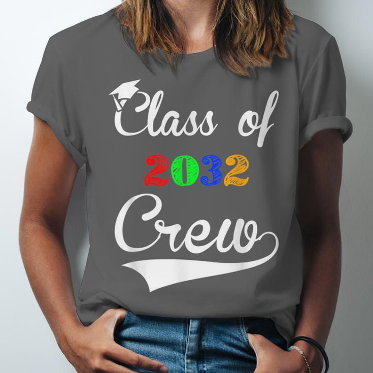 Class Of 2032 Kindergarten Back To School Graduation Unisex Jersey T-Shirt