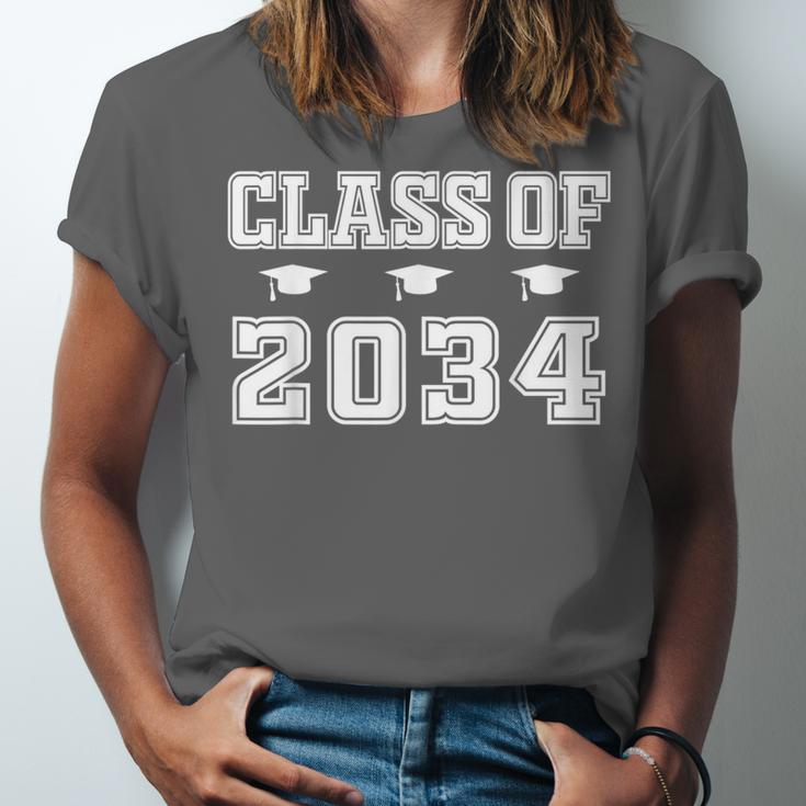 Class Of 2034 School Graduation Unisex Jersey T-Shirt