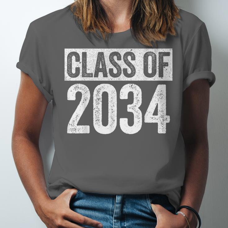Class Of 2034 Shirt Senior 2034 Graduation Unisex Jersey T-Shirt