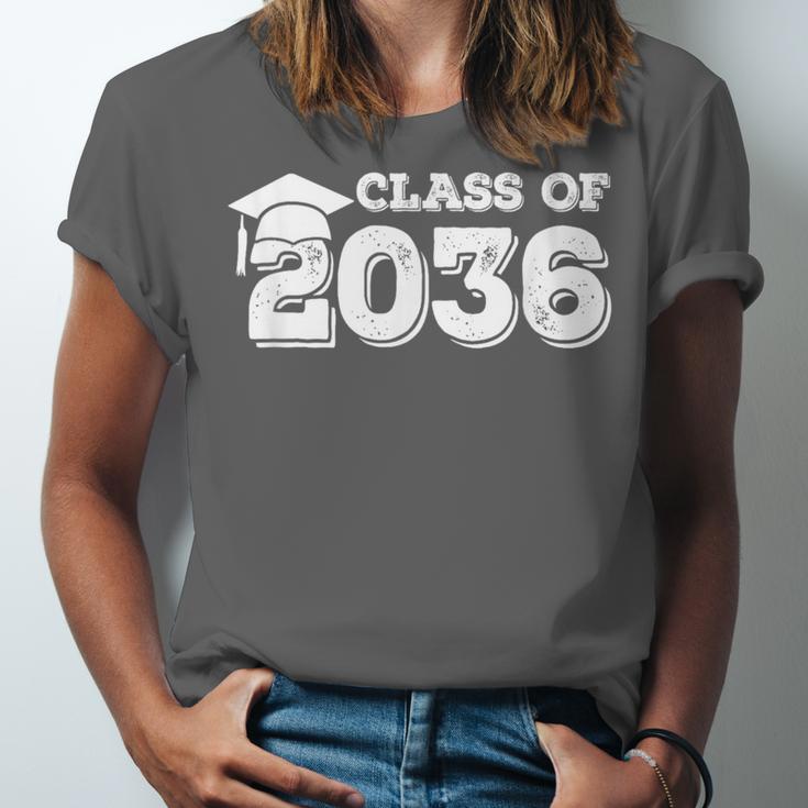 Class Of 2036 Shirt Women Men Kids Senior Graduation 2036 Unisex Jersey T-Shirt