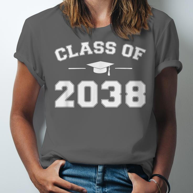 Class Of 2038 Grow Together First Day Of School Graduation Unisex Jersey T-Shirt