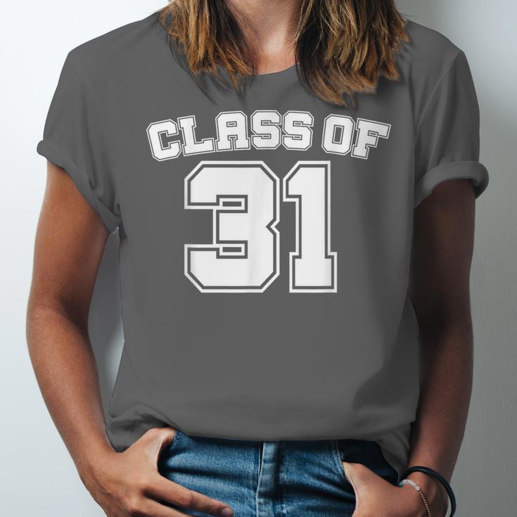 Class Of 31 2031 School Tee Shirt Graduation Class Party Unisex Jersey T-Shirt