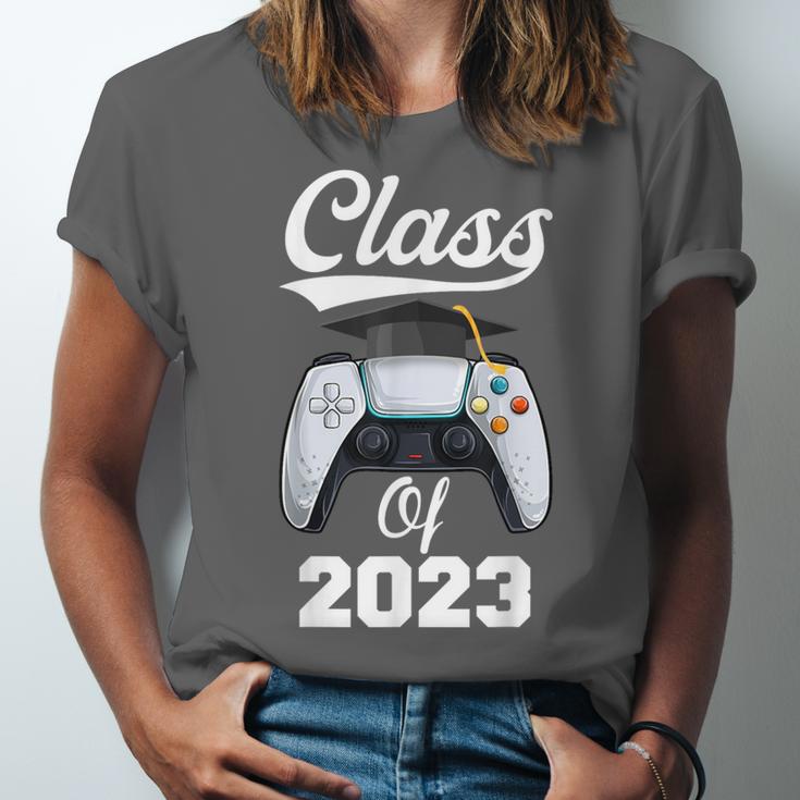 Class Of Gamer 2023 Shirt Graduation Game Boy Graduate Unisex Jersey T-Shirt