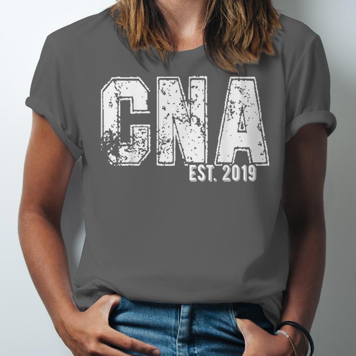 CNAs Graduation Shirt CNA Est 2019 Unisex Jersey T-Shirt