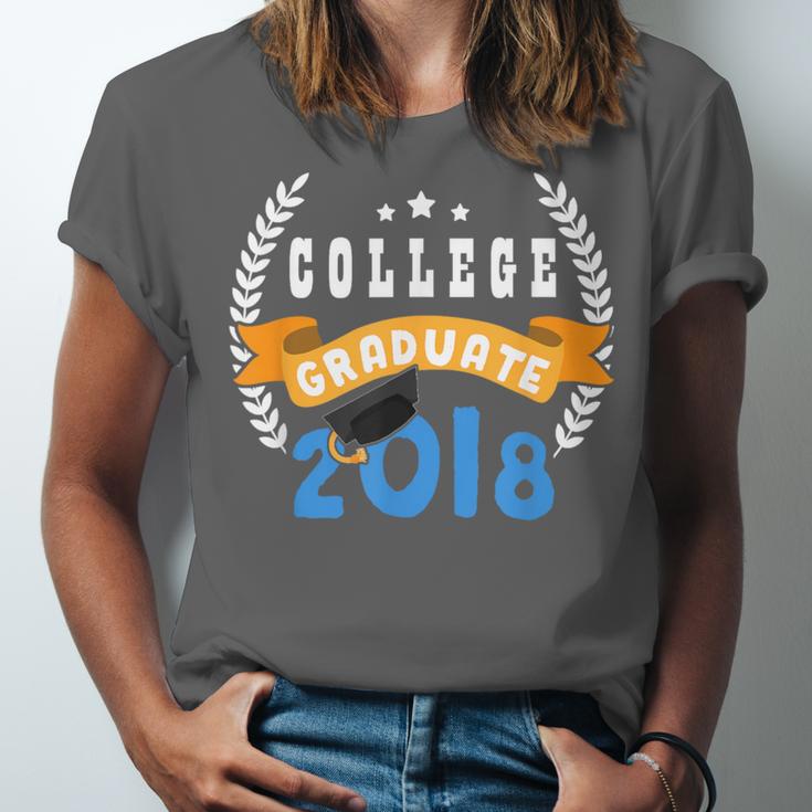 College Graduation Shirts Graduate Grad 2018 Unisex Jersey T-Shirt