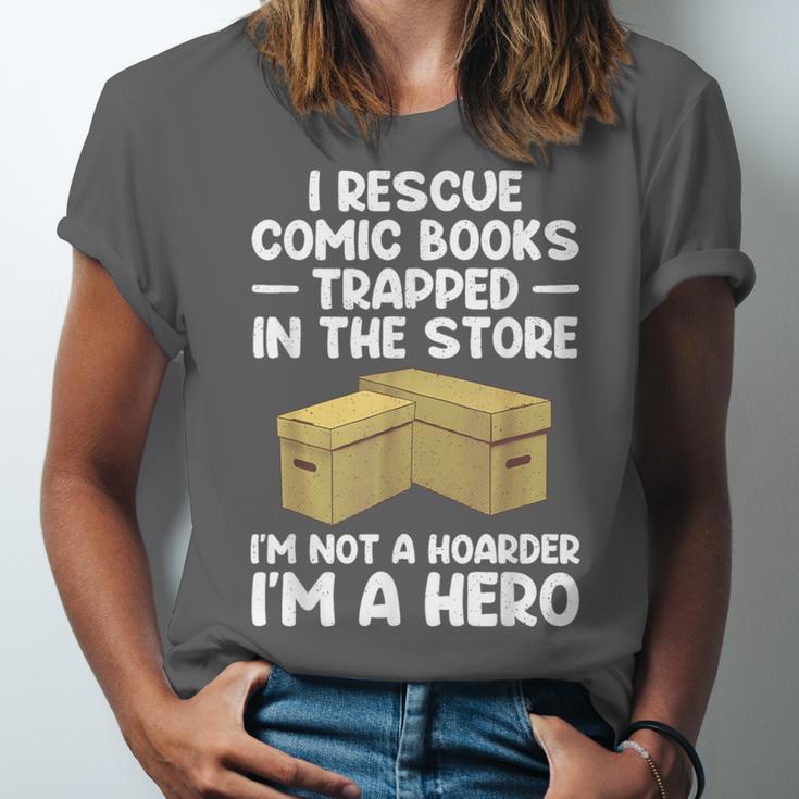 Cool Comic Book For Men Women Comic Book Collector Unisex Jersey T-Shirt