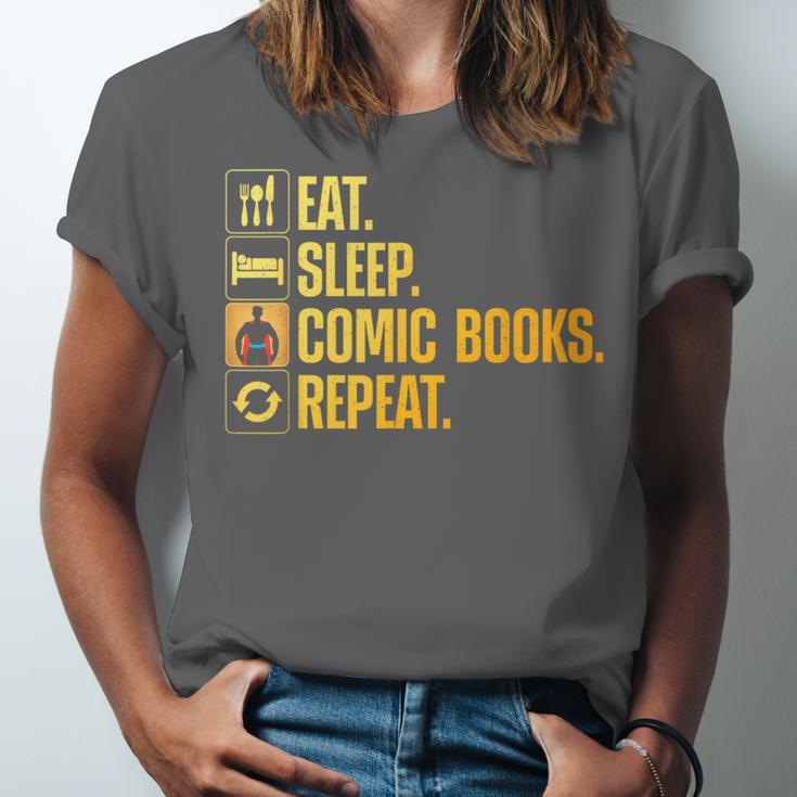 Cool Comic Books Art For Men Women Comic Book Lover Comics Unisex Jersey T-Shirt