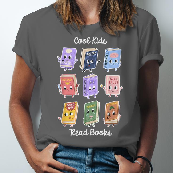 Cool Kids Read Books Apparel Unisex Jersey T-Shirt