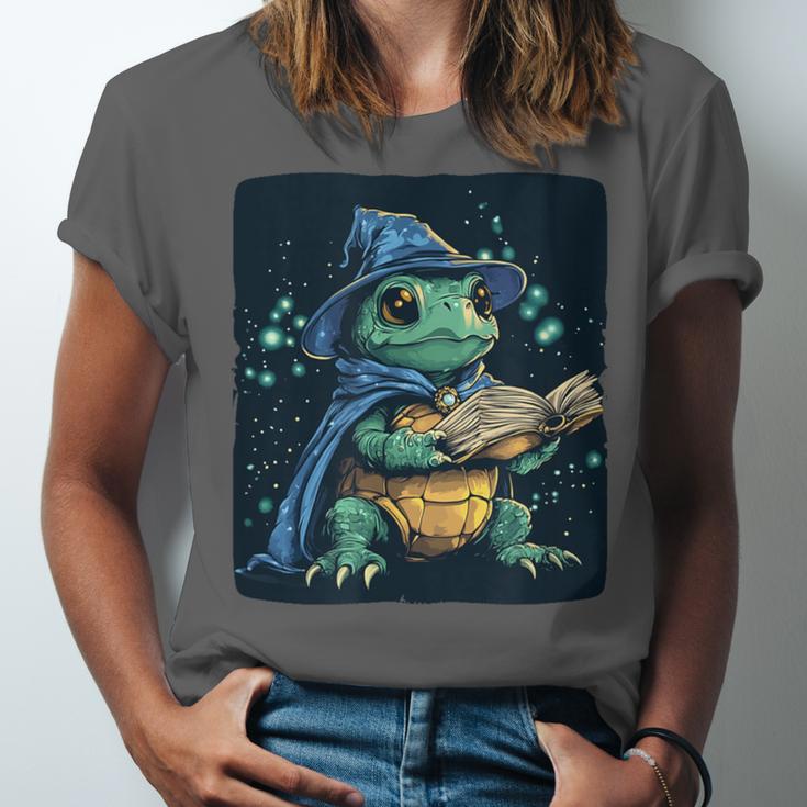 Cool Magical Book With Wizard Turtle For Adults And Kids Unisex Jersey T-Shirt Cool Magical Book With Wizard Turtle For Adults And Kids Unisex Jersey T-Shirt