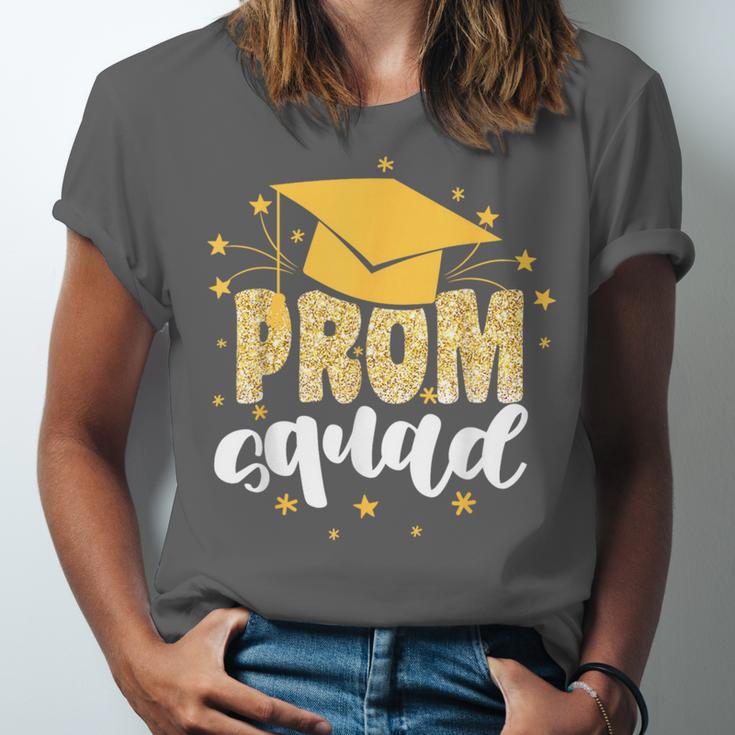 Cool Prom Squad 2025 Prom Graduation Party Matching 2025 Unisex Jersey T-Shirt