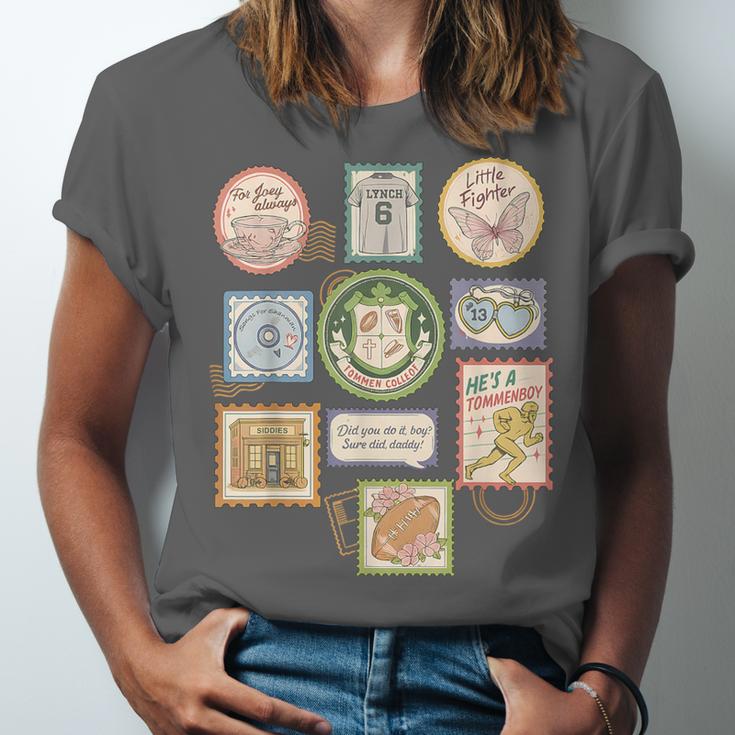 Coquette Boys Of Tommen Books Stamp Tommen College Tees Unisex Jersey T-Shirt