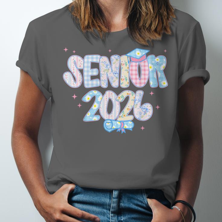 Coquette Senior-Class Of 2026 Preppy Graduation Graduate Unisex Jersey T-Shirt