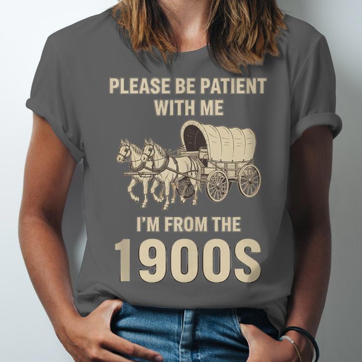 Country Please Be Patient With Me I'm From The 1900s Vintage Unisex Jersey T-Shirt
