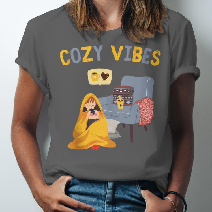 Cozy Vibes Atmospheric Introvert Unisex Jersey T-Shirt Cozy Vibes Atmospheric Introvert Unisex Jersey T-Shirt