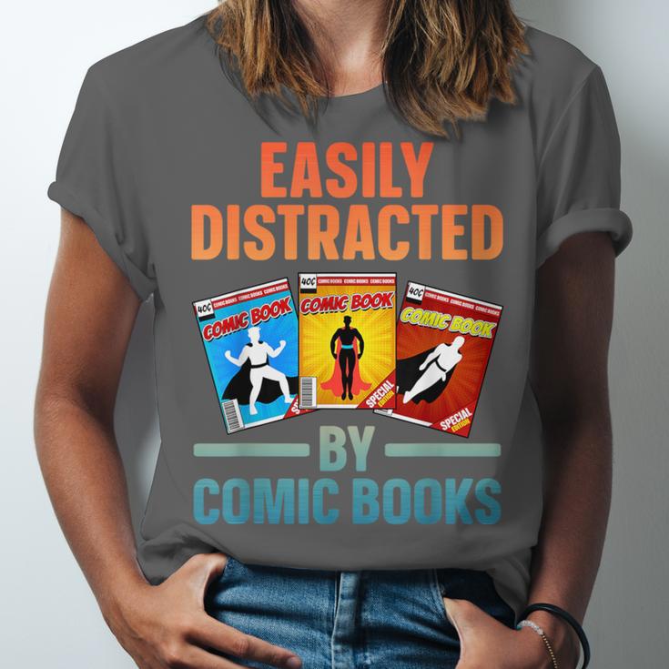 Cute Comic Book For Men Women Comic Book Collector Unisex Jersey T-Shirt