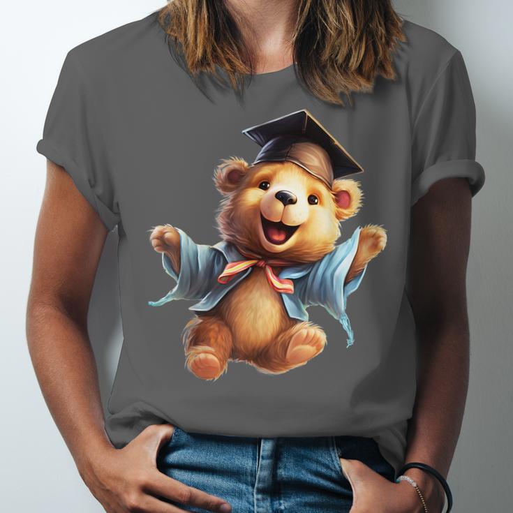 Cute Graduation Bear To Celebrate Your Graduate Unisex Jersey T-Shirt